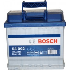 Автомобільний акумулятор Bosch 6СТ-52 R+ S4 002