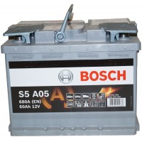 Автомобільний акумулятор Bosch AGM 6СТ-60 R+ S5A 050