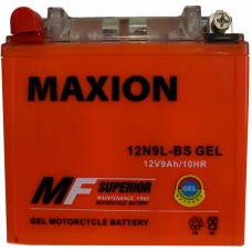Мото акумулятор  Maxion 12N9L-BS Gel