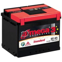 Автомобільний акумулятор A-Mega 6СТ-60 L+ Standart 3