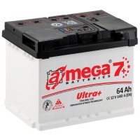 Автомобільний акумулятор A-Mega 6СТ-64 R+ Ultra Plus 7+