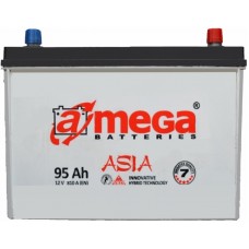 Автомобільний акумулятор A-Mega 6СТ-95 R+ Asia Автомобільний акумулятор A-Mega 6СТ-95 R+ Asia