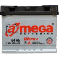 Автомобільний акумулятор A-Mega 6СТ-64 L+ Ultra Plus 7+