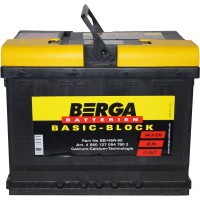 Автомобільний акумулятор Berga 6СТ-60 L+ Basic Block