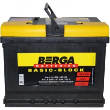 Автомобільний акумулятор Berga 6СТ-60 L+ Basic Block