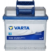 Автомобільний акумулятор Varta 6СТ-52 BLUE dynamic (C22)