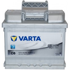 Автомобільний акумулятор Varta 6СТ-52 SILVER dynamic (C6) 