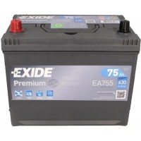 Автомобільний акумулятор Exide 6СТ-75 L+ Jis Premium