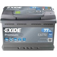 Автомобільний акумулятор Exide 6СТ-77 R+ Premium