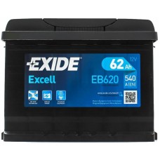 Автомобільний акумулятор Exide 6СТ-62 R+ Excell Автомобільний акумулятор Exide 6СТ-62 R+ Excell
