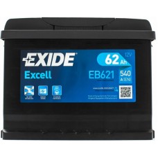 Автомобільний акумулятор Exide 6СТ-62 L+ Excell Автомобільний акумулятор Exide 6СТ-62 L+ Excell