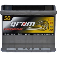 Автомобільний акумулятор Grom 6СТ-50 L+ Premium 