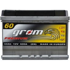 Автомобільний акумулятор Grom 6СТ-60 R+ Premium Автомобільний акумулятор Grom 6СТ-60 R+ Premium