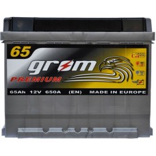 Автомобільний акумулятор Grom 6СТ-65L+ Premium Автомобільний акумулятор Grom 6СТ-65L+ Premium