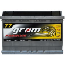Автомобільний акумулятор Grom 6СТ-77R+ Premium Автомобільний акумулятор Grom 6СТ-77R+ Premium