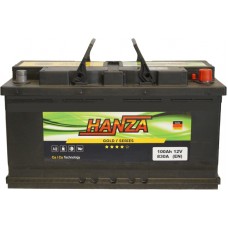 Автомобільний акумулятор Hanza 6СТ-100 R+ Gold Автомобільний акумулятор Hanza 6СТ-100 R+ Gold