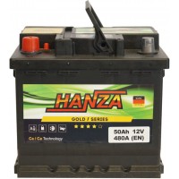 Автомобільний акумулятор Hanza 6СТ-50 L+ Gold