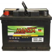Автомобільний акумулятор Hanza 6СТ-60 L+ Gold