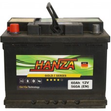 Автомобільний акумулятор Hanza 6СТ-60 L+ Gold Автомобільний акумулятор Hanza 6СТ-60 L+ Gold