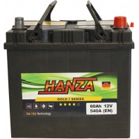 Автомобільний акумулятор Hanza 6СТ-60 R+ Jis Gold