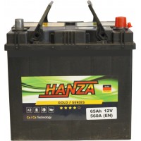 Автомобільний акумулятор Hanza 6СТ-65 R+ Jis Gold 