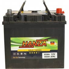 Автомобільний акумулятор Hanza 6СТ-65 R+ Jis Gold Автомобільний акумулятор Hanza 6СТ-65 R+ Jis Gold