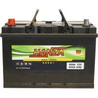Автомобільний акумулятор Hanza 6СТ-95 L+ Jis Gold