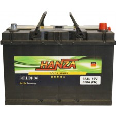 Автомобільний акумулятор Hanza 6СТ-95 R+ Jis Gold Автомобільний акумулятор Hanza 6СТ-95 R+ Jis Gold
