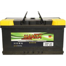 Автомобільний акумулятор Hanza 6СТ-100 R+ Platinum