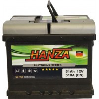 Автомобільний акумулятор Hanza 6СТ-51 R+ Platinum 