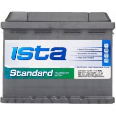 Автомобільний акумулятор Ista 6СТ-60 L+ Standard Автомобільний акумулятор Ista 6СТ-60 L+ Standard
