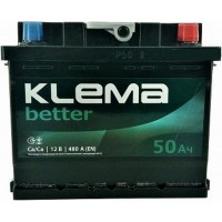 Автомобільний акумулятор Klema 6СТ-50 R+
