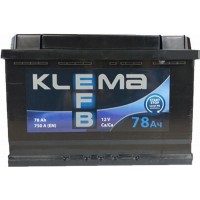 Автомобільний акумулятор Klema EFB 6СТ-78 R+
