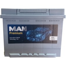 Автомобільний акумулятор MAN 6СТ-60 L+ Premium Автомобільний акумулятор MAN 6СТ-60 L+ Premium