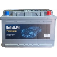 Автомобільний акумулятор MAN 6СТ-75 R+ Premium