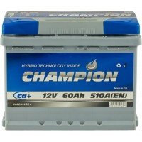 Автомобільний акумулятор Champion 6СТ-60 L+ Standart 