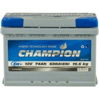 Автомобільний акумулятор Champion 6СТ-74 R+ Standart