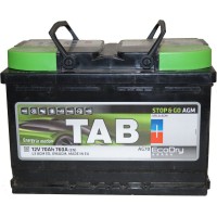 Автомобільний акумулятор TAB 6СТ-70 R+ EcoDry