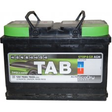 Автомобільний акумулятор TAB 6СТ-70 R+ EcoDry