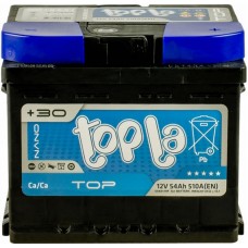 Автомобільний акумулятор Topla 6СТ-54 R+ Top