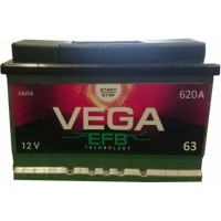 Автомобільний акумулятор Vega 6СТ-63 R+ EFB Start/Stop