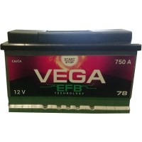 Автомобільний акумулятор Vega 6СТ-78 R+ EFB Start/Stop