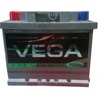 Автомобільний акумулятор Vega 6СТ-50 L+ Premium
