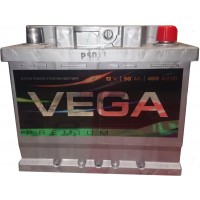 Автомобільний акумулятор Vega 6СТ-50 R+ Premium