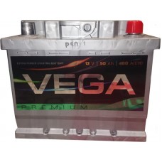 Автомобільний акумулятор Vega 6СТ-50 R+ Premium