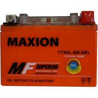 Мото акумулятор  Maxion YTX4L-BS Gel