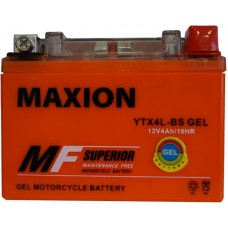 Мото акумулятор  Maxion YTX4L-BS Gel
