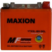 Мото акумулятор  Maxion YTX5L-BS Gel