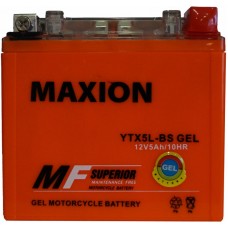 Мото акумулятор  Maxion YTX5L-BS Gel