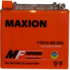 Мото акумулятор Maxion YTX14-BS Gel Мото акумулятор Maxion YTX14-BS Gel